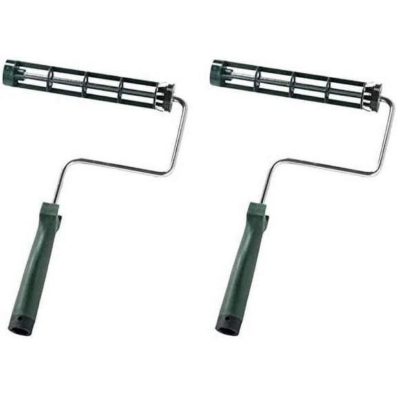 Wooster Brush Shank Steel Material 15" Paint Roller Frame, Black (Set of 2)