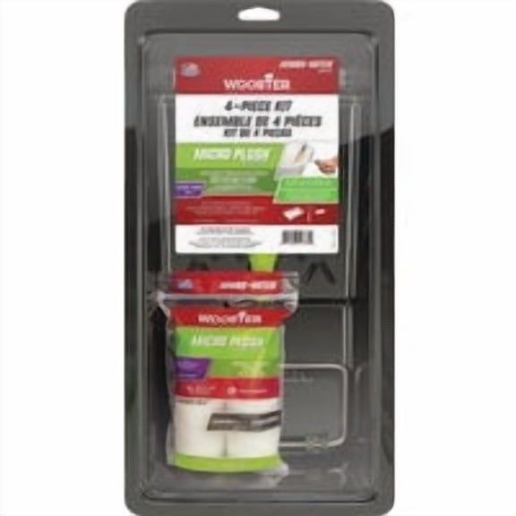 Wooster Brush Wooster Jumbo-Koter Micro Plush Trim Roller Kit - Pack of 3