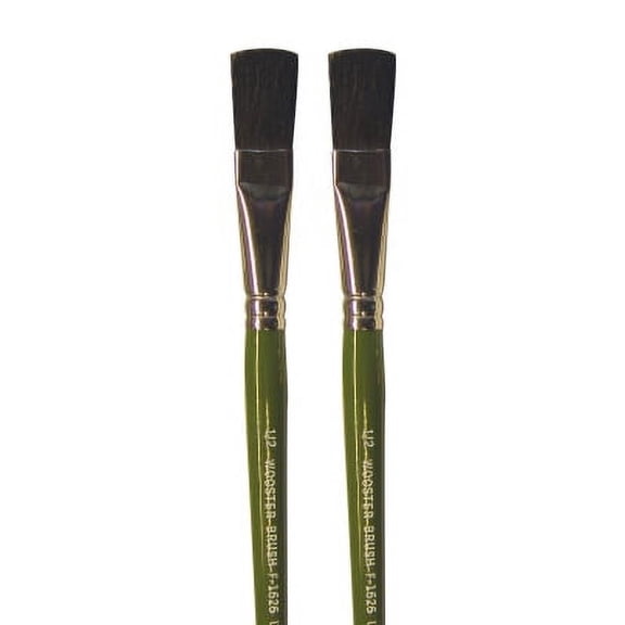 Wooster Genuine 0.5" Camel Lacquering Artist Paintbrush 2-Pack, F1626-0.5-2PK