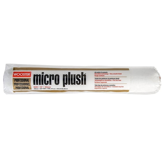 Wooster Genuine 18" Micro Plush 3/4" Nap Roller Cover R249-18
