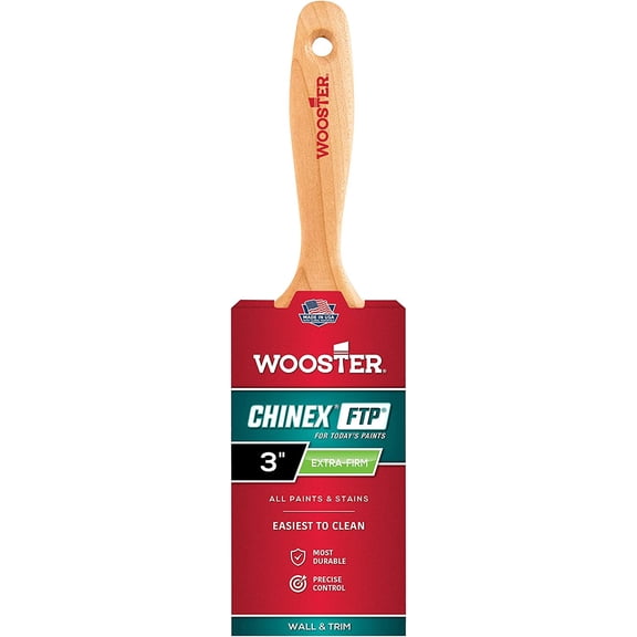 Wooster Genuine 3" Chinex FTP Flat Paintbrush # 4413-3
