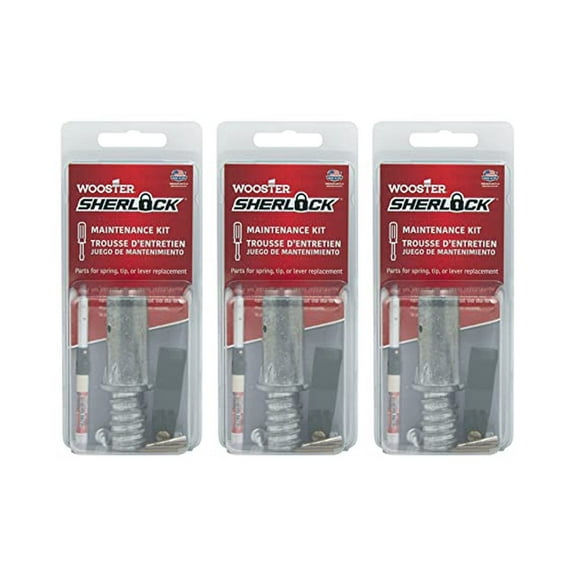 Wooster Genuine Sherlock Pole Maintenance Kit 3-Pack, FR950-3PK