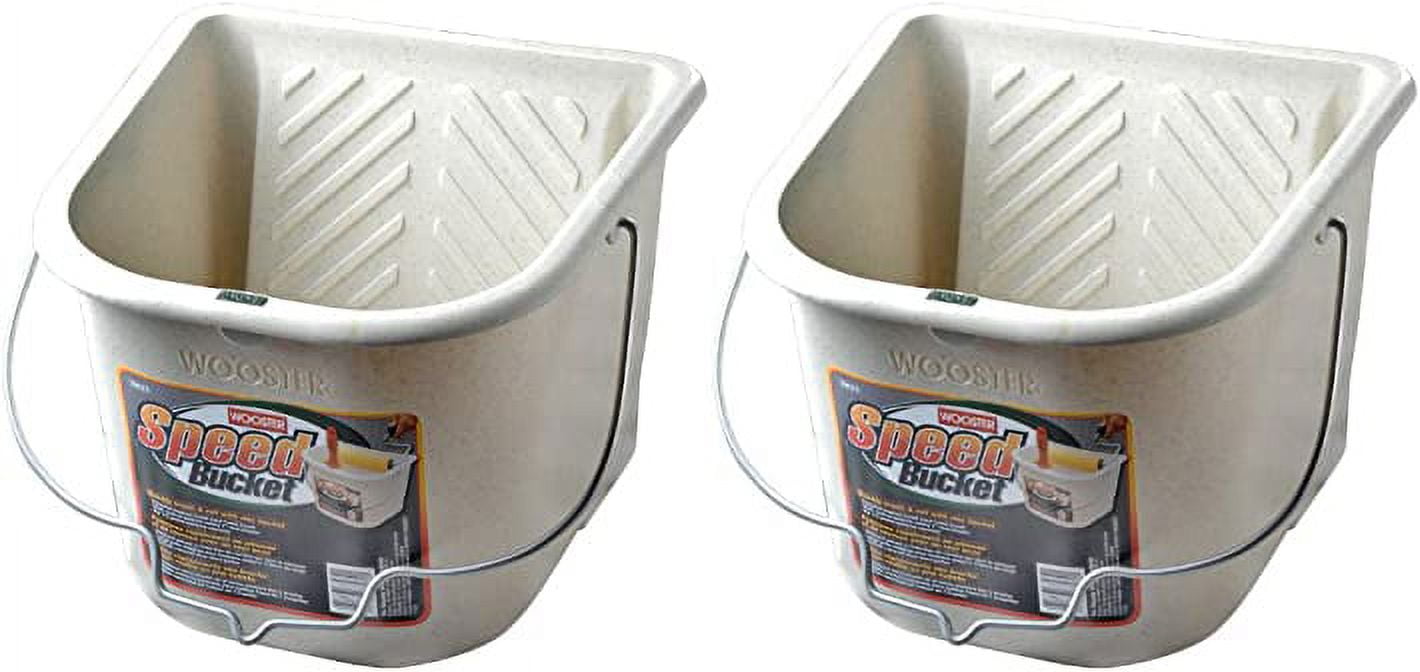 Argee 3.5 Gallon White Bucket 10-Pack