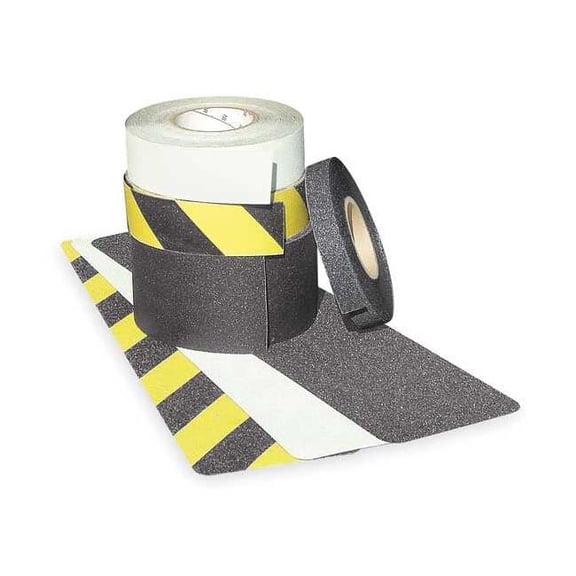 Anti-Slip Tape Oxide Medium Grit 46 Grit Size, Black, 18" W x 15 ft. L