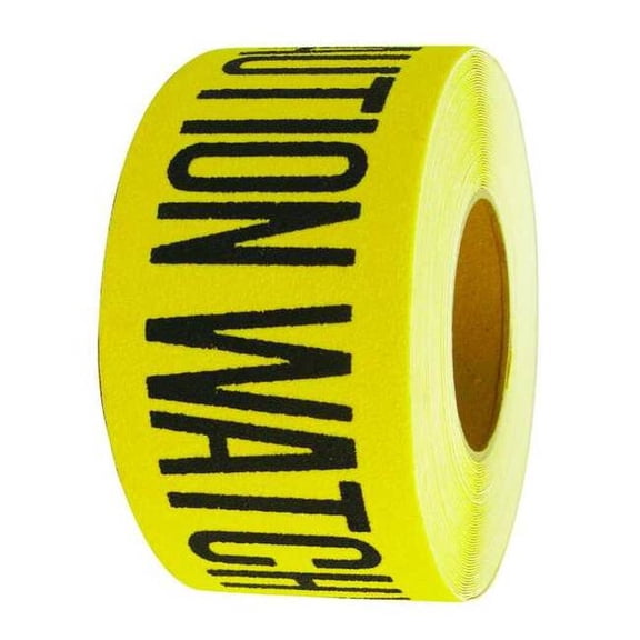 Wooster Products Antislip Tape,Blk/Yllw x 3" W x 60 ft. L MCWYS0360R