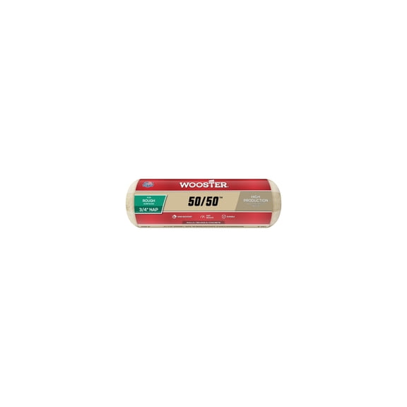Wooster R296-9 Roller 50/50 9-3/4" Interior & Exterior Use, Professional Finish