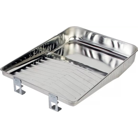 Wooster R402-11 16.5"L x 11"W x 2.5" Quart Capacity Steel Paint Roller Tray