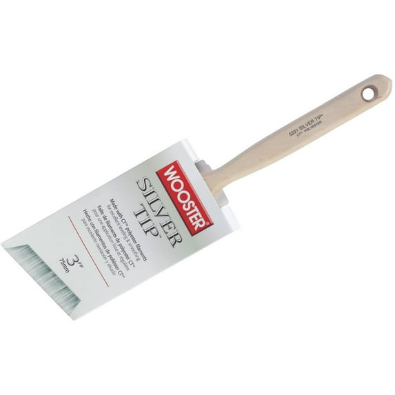 Wooster, Silver Tip, Paint Brush, Series: 5221, Angle Sash Brush Style, 3 in Brush Width