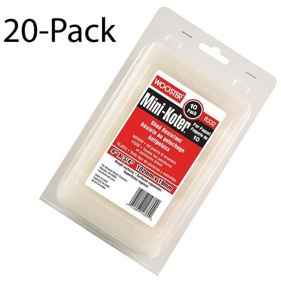 Wooster Woven Paint Roller Cover,Rough,4" L R132-4