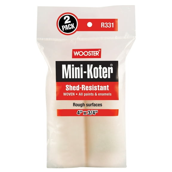 Wooster Woven Paint Roller Cover,Rough,4" L R331-4