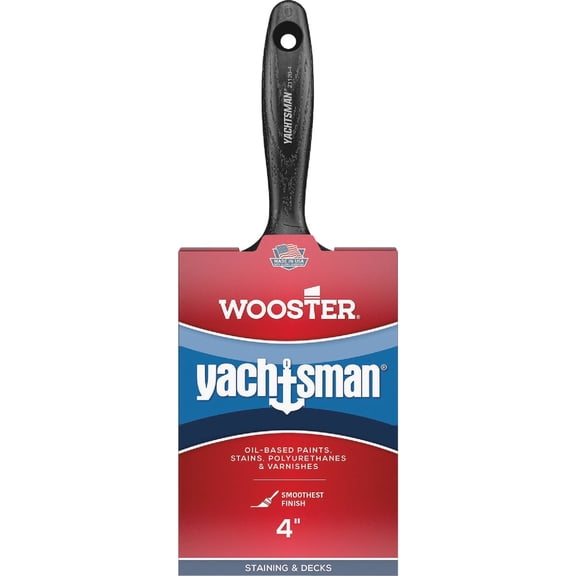 Wooster Yachtsman 4 in. W Chiseled White China Bristle Paint Brush