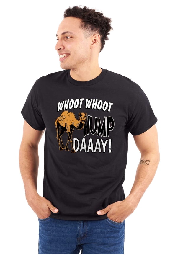 Woot Woot Hump Day Wednesday Camel Men's Graphic T Shirt Tees Brisco Brands S