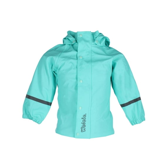 Wootie Little Girl's Solid Color Hooded Rain Coat by Wootie