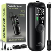 Woowind LP1 Battery Powered Tire Inflator, 150 PSI Portable Air Compressor Pump for Car, Motorcycle, E-Bike Tires