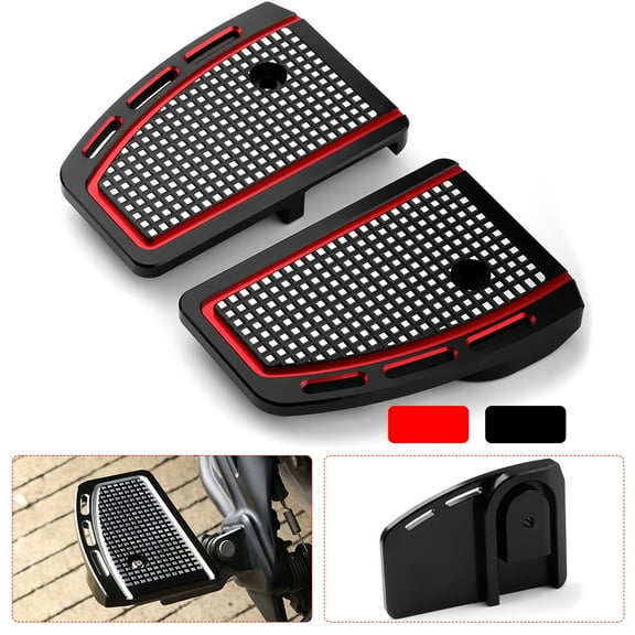 Wooxiu Motorcycle Enlarger Foot Pegs Rest Pedals Fit for Hon.da Rebel 300 Rebel 500 (2017-2025) CL500 CL300 Front Rider Foot Rest rebel 500/300 cl300/500 Accessories