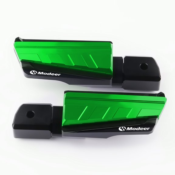 Wooxiu Motorcycle Rear Foot Pegs Fit for Ninja 400/500/650/1000/1100 SX Ninja H2 ZX4R ZX4RR ZX6R/636 ZX10R Z400 Z500 Z650/RS Z750 Z800 Z900/RS/SE Z1000/SX Ver-sys 650/1000