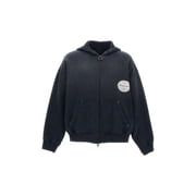 Wooyoungmi Cotton Full-Zip Hoodie With Embossed Logo Men's