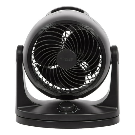 Woozoo - Oscillating Air Circulator Fan - 3 Speed - Medium Room 275 ft² - Black