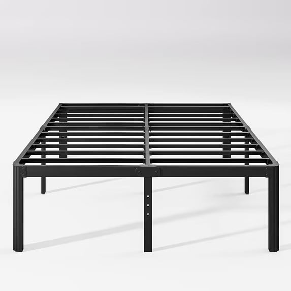 Woozuro 18 inch Queen Metal Bed Frame with Rounded Corners, Heavy Duty, No Box Spring Needed, Easy Assembly