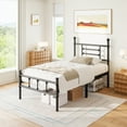thumbnail image 1 of Woozuro Twin Size Bed Frame with Headboard/Footboard, 14 Inch Metal Platform Bed Frame, Easy Assembly, 1 of 7