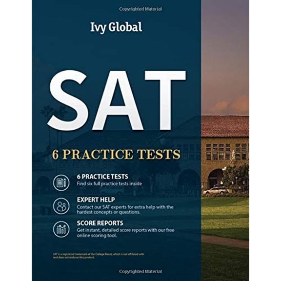 Pre-Owned SAT 6 Practice Tests (Paperback) 1942321600 9781942321606