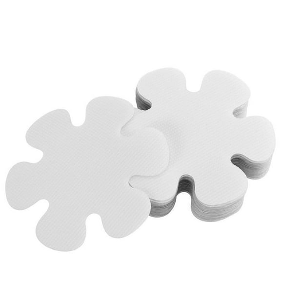 Worallymy 20-Piece Non-Slip Transparent PEVA Brand Bath Appliques