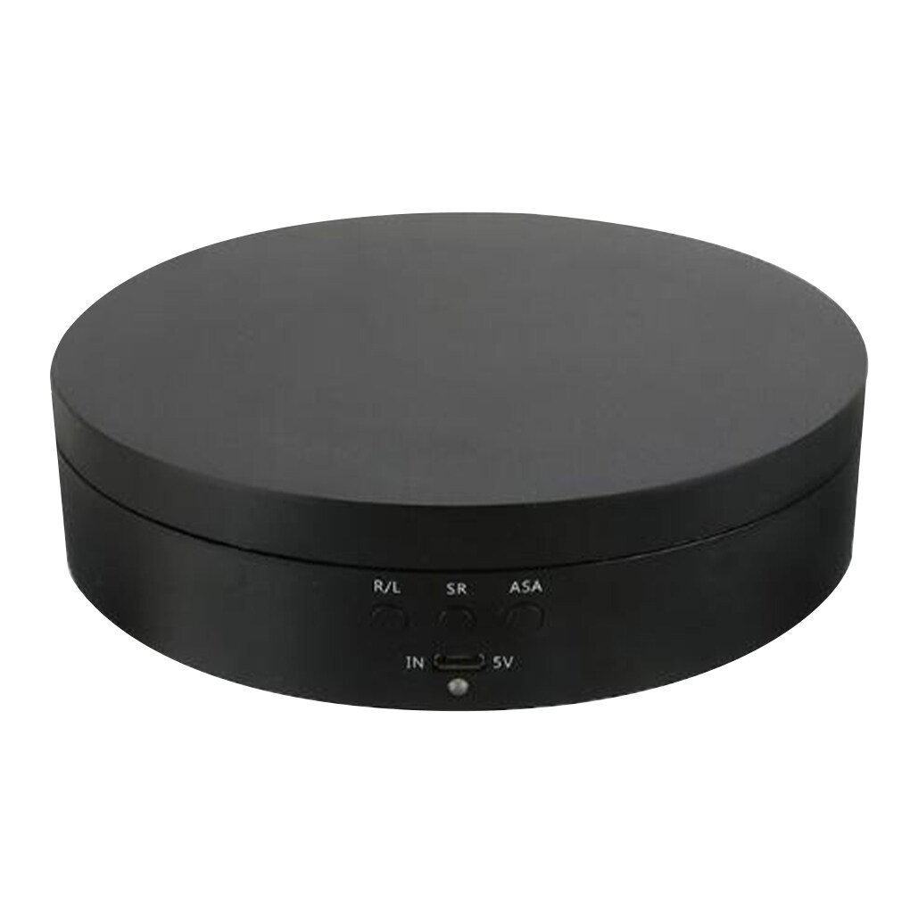 Worallymy Display Turntable Electric Round Display Stand 360 Degrees