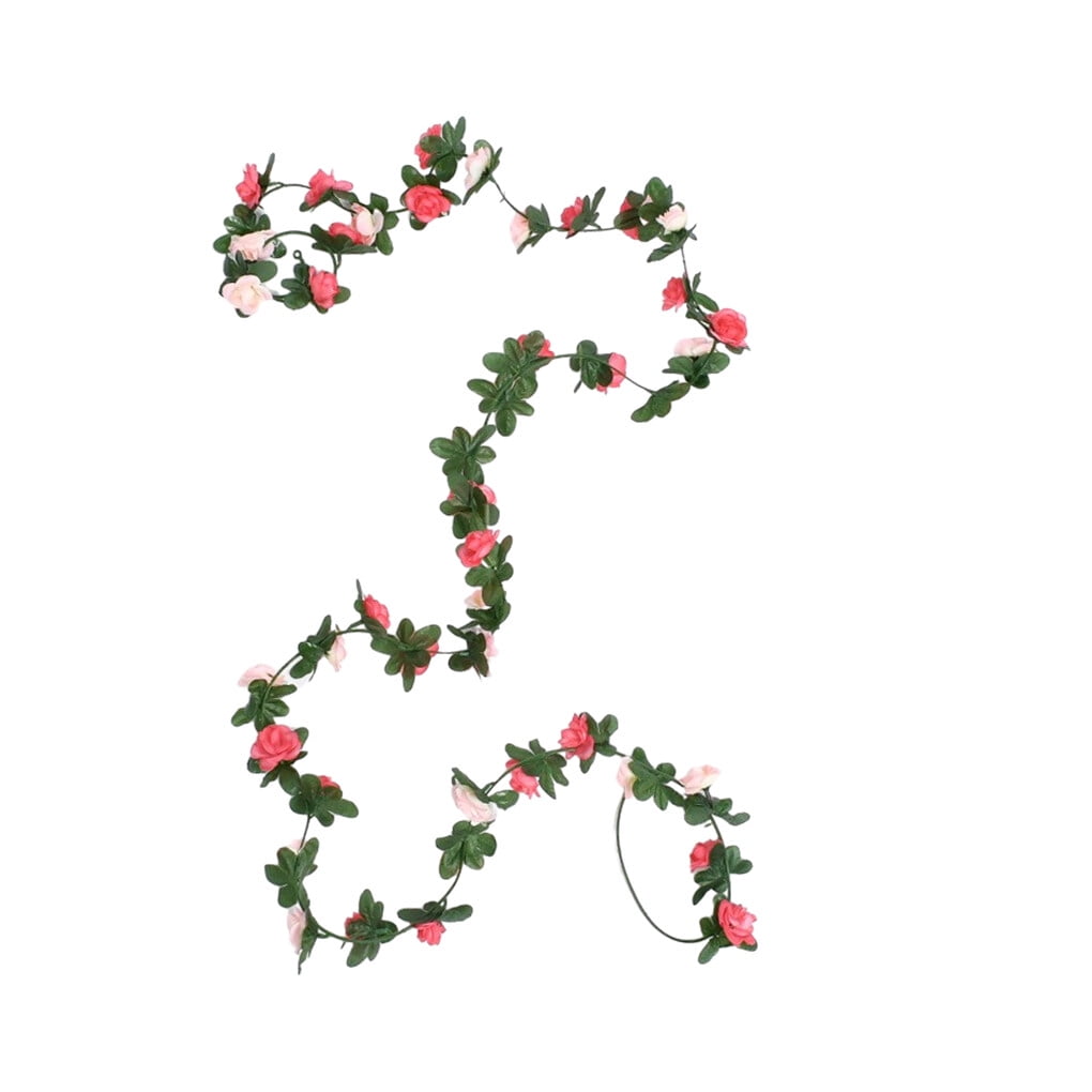 Worallymy Outdoor Artificial Rose Garland Office Hotel Simulation Fake