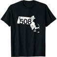 thumbnail image 1 of Worcester Brockton Taunton Area Code 508 Shirt, MA Gift, 1 of 3