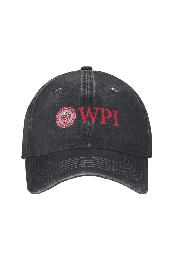 Worcester Polytechnic Institute Hat Adult Adjustable Classic Washed Casquette Cap Hat Baseball Cap
