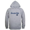 thumbnail image 1 of Worcester State University Lancers Script Hoodie, Heather Grey - Small, 1 of 1