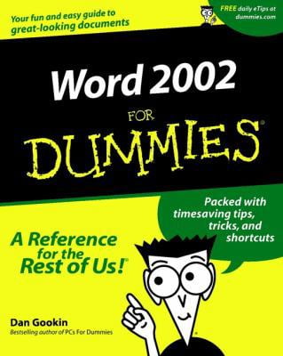 Pre-Owned Microsoft Word 2002 for Dummies (Paperback) 0764508393 9780764508394