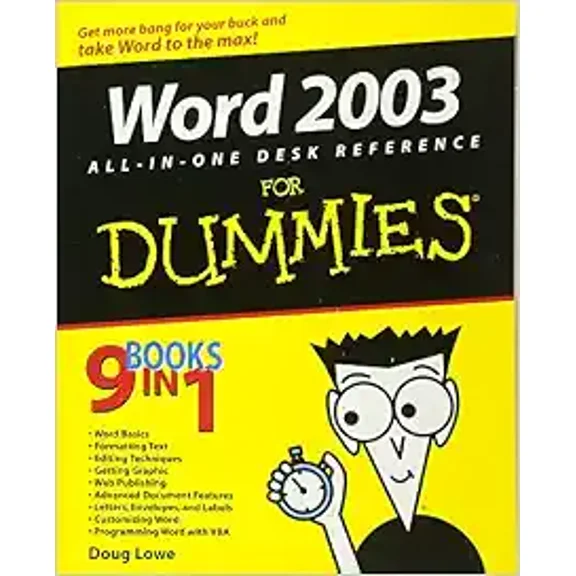 Pre-Owned Word 2003 All-in-One Desk Reference For Dummies
