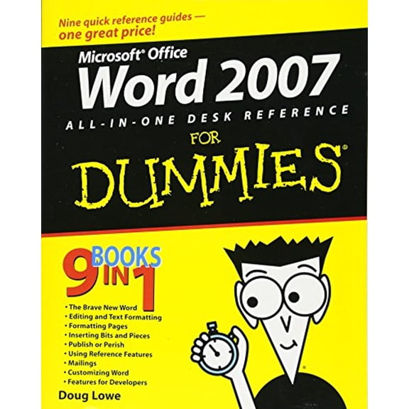 Pre-Owned Word 2007 All-in-One Desk Reference For Dummies (Paperback) 0470040580 9780470040584