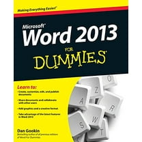 Pre-Owned Word 2013 For Dummies (Paperback) 1118491238 9781118491232