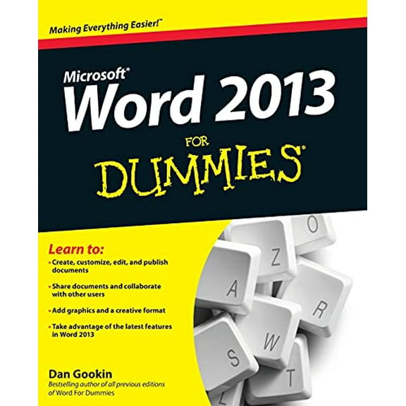 Pre-Owned Word 2013 For Dummies (Paperback) 1118491238 9781118491232