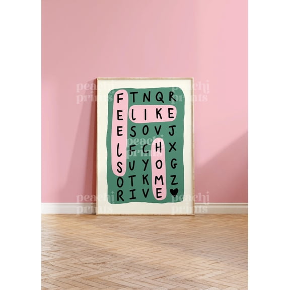 Word Art Living Room Gallery Wall Wall Art