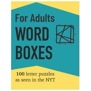 Word Boxes For Adults 100 Letter Puzzles as seen in the NYT Paperback by Penna Publishing