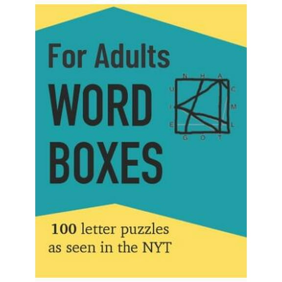 Word Boxes For Adults: 100 Letter Puzzles as seen in the NYT (Paperback) by Penna Publishing