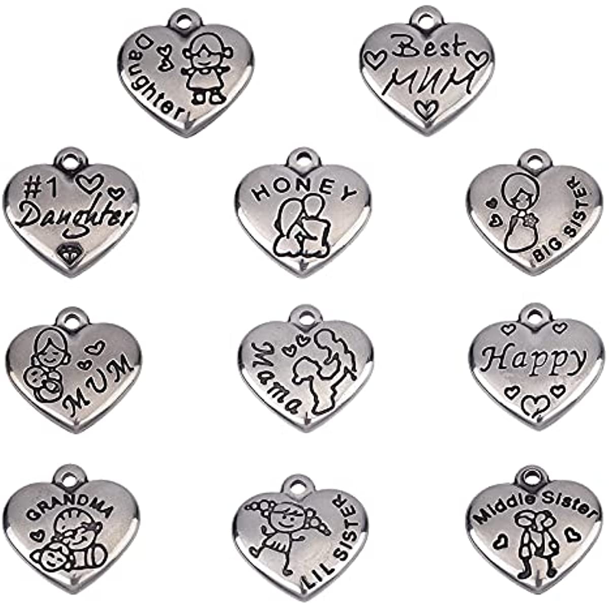 40Pcs 4 Style Stainless Steel Pendants 3mm Hole Flat Blank Charms with  Elephant/Easter Bunny/Cat/Dog Shapes for Jewelry Making Earrings Necklace  Bracelet DIY Crafting 