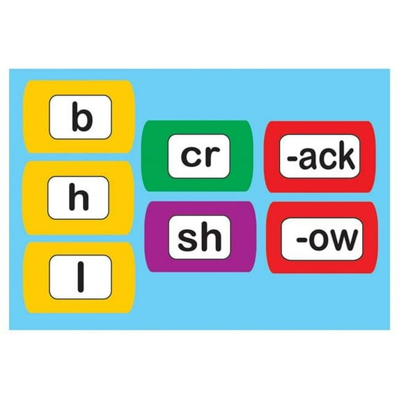 Word Chunking Foam Magnets - Pack of 3