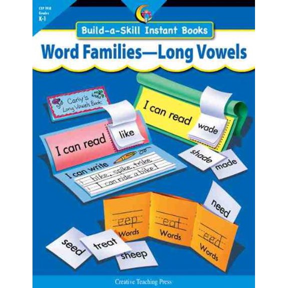 Pre-Owned Word Families-long Vowels: Build-a-skill Instant Books, Grades K-1 (Paperback) 1591984092 9781591984092