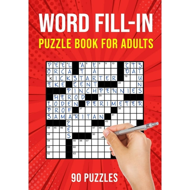 Word Fill-In Puzzle Books for Adults - Walmart.com