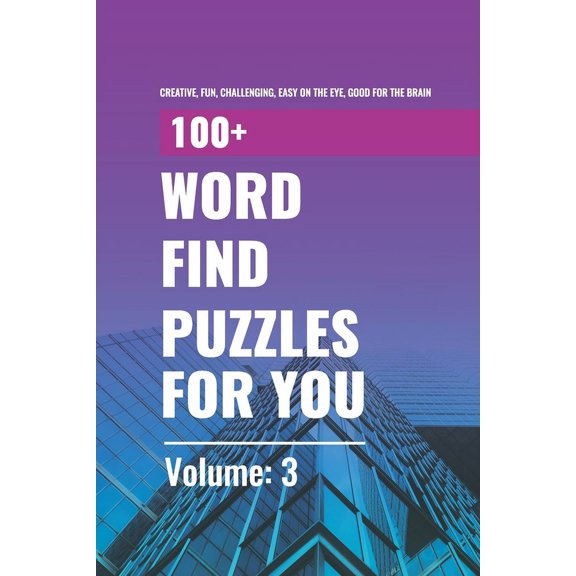 Vol Word Find Puzzle Book: Search Word Puzzle Book, Book 3, (Paperback)