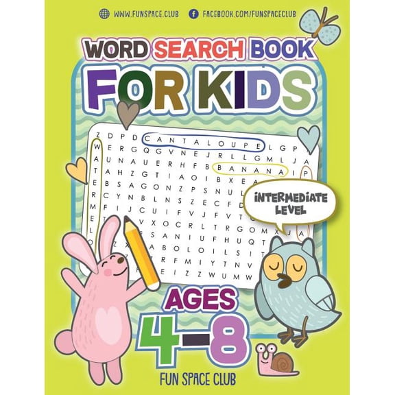 Word Find Puzzles! First Word Search Hid Word Search Books for Kids Ages 4-8: Circle a Word Puzzle Books Word Search for Kids Ages 4-8 Grade Level Preschool, Kin, Book 1, (Paperback)