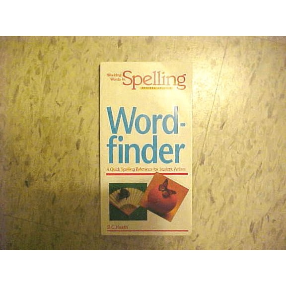 Pre-Owned Word-Finder A Quick Spelling Reference for Student Writers (Paperback) 0669314226 9780669314229