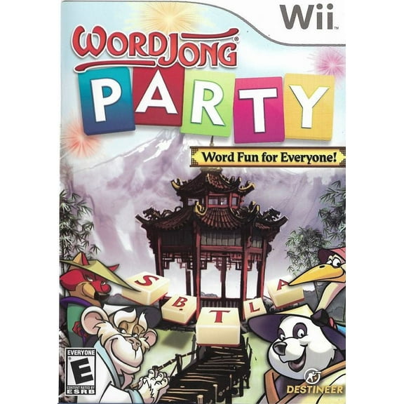 Word Jong Party for Nintendo WII - WordJong is Word Fun for Everyone