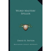 Word Mastery Speller Paperback