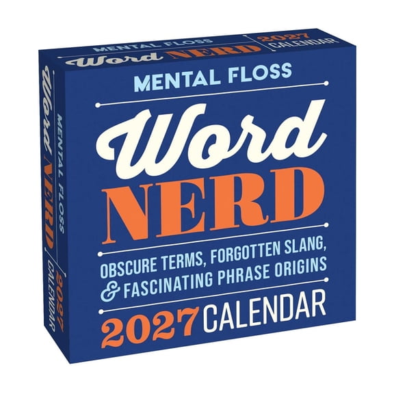 Word Nerd 2027 Day-To-Day Calendar, (Paperback)