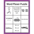 thumbnail image 1 of Word Plexer Puzzle: Rebus Puzzles Word or Phrase Fun and Challenge Game (Paperback), 1 of 1